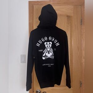 Hugo Black Graphic Hoodie